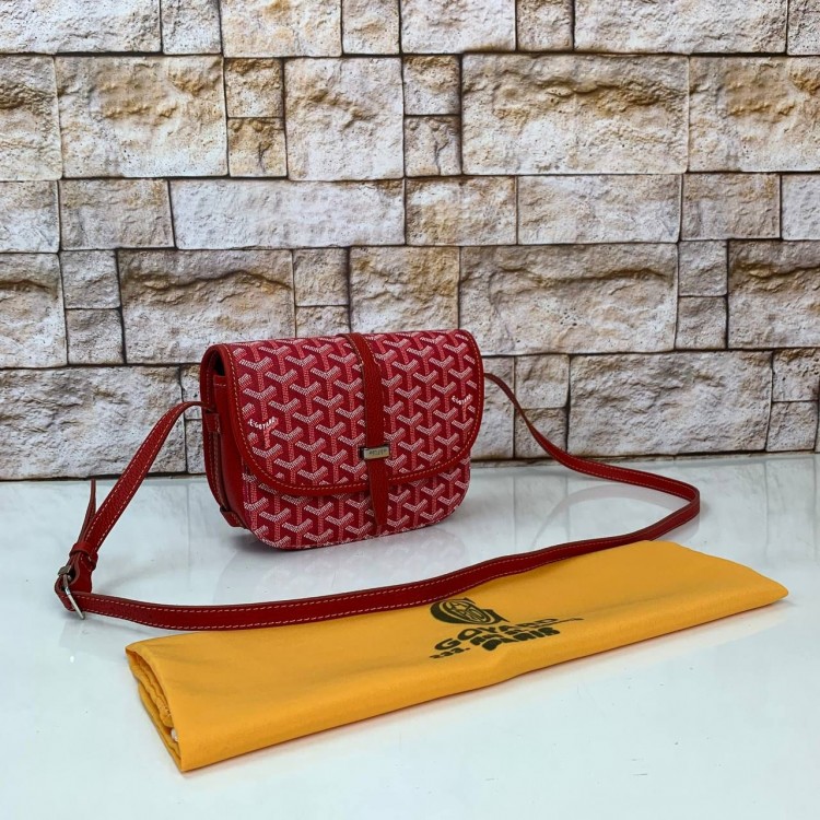 GOYARD BELVEDERE PM KIRMIZI